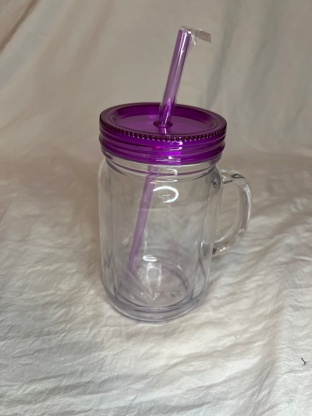 Mason Jar w/ Handle(SnowGlobe)