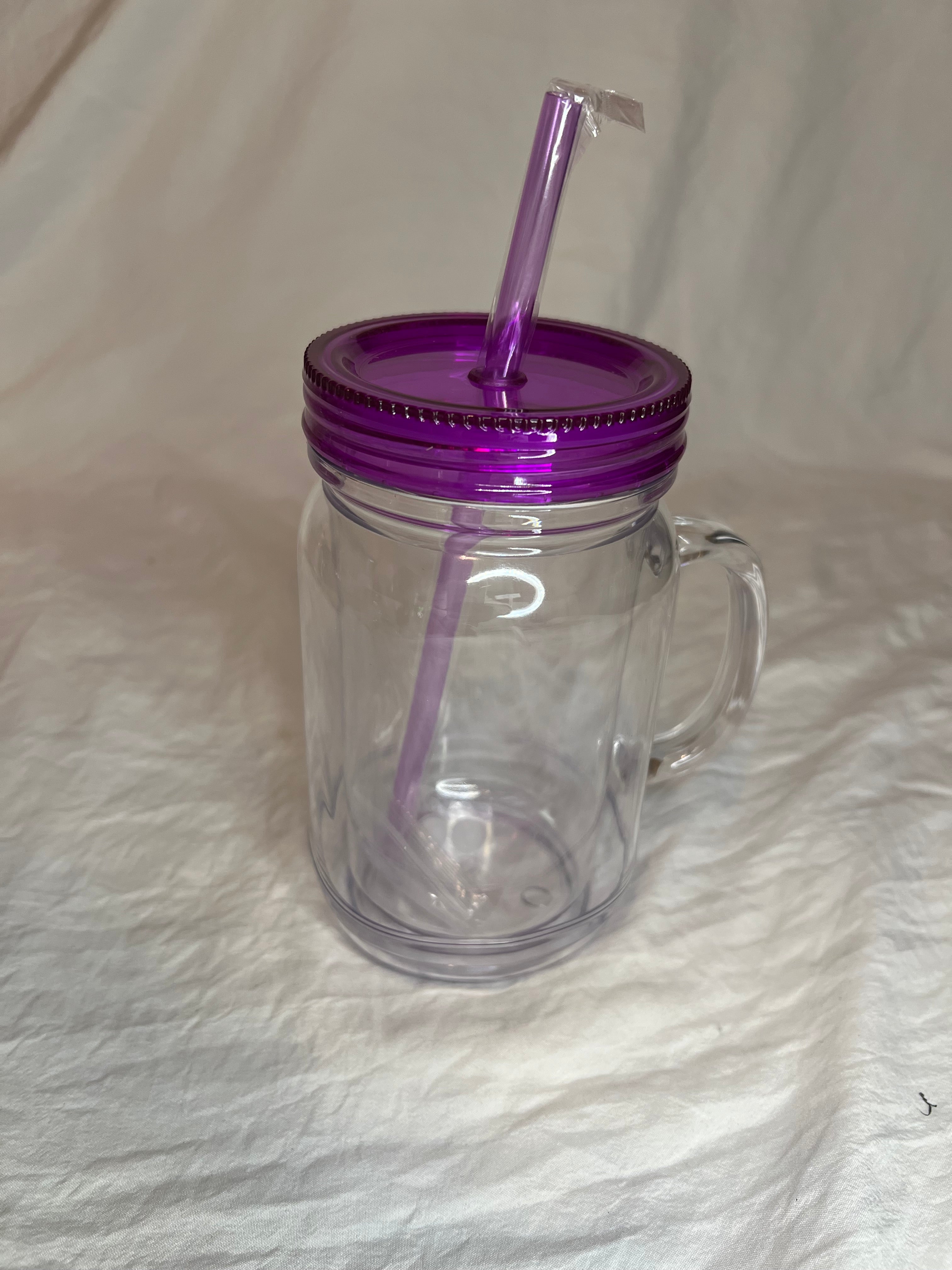 Mason Jar w/ Handle(SnowGlobe)