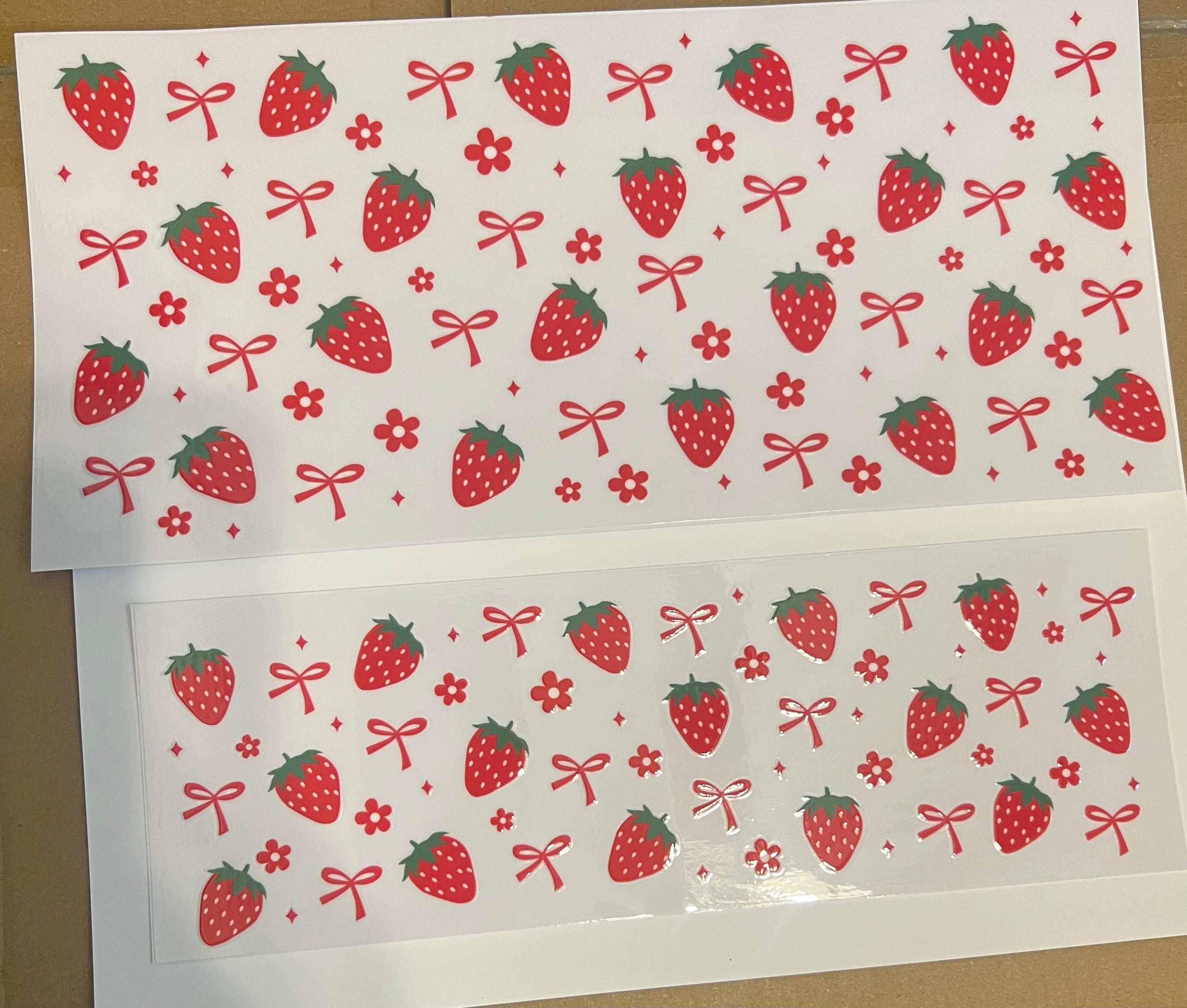 Strawberries and Red Bows 2