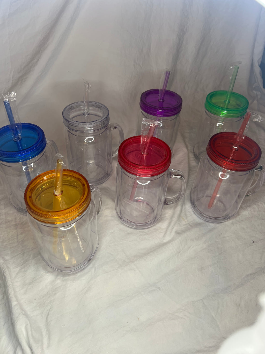 Mason Jar w/ Handle(SnowGlobe)