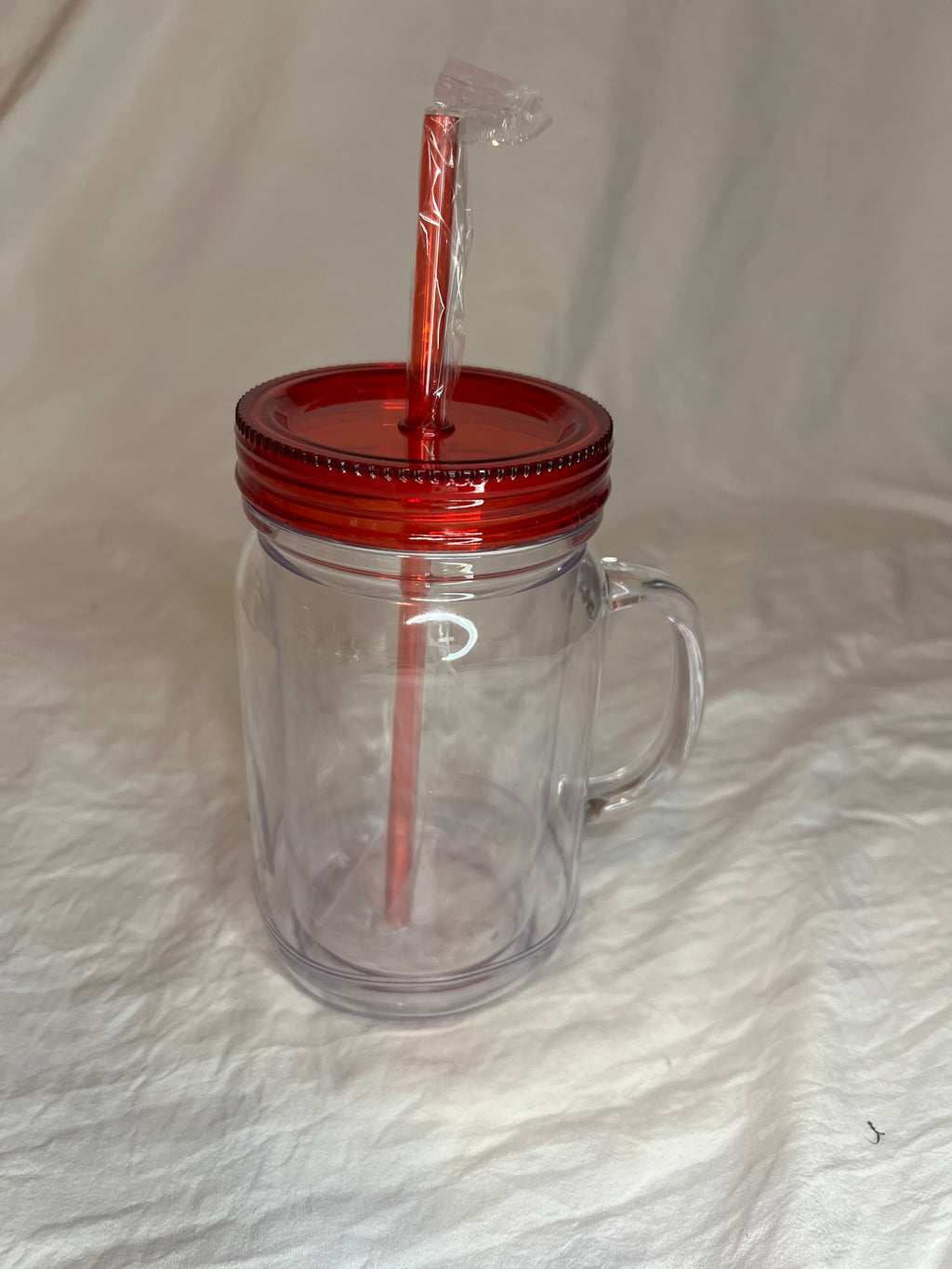 Mason Jar w/ Handle(SnowGlobe)