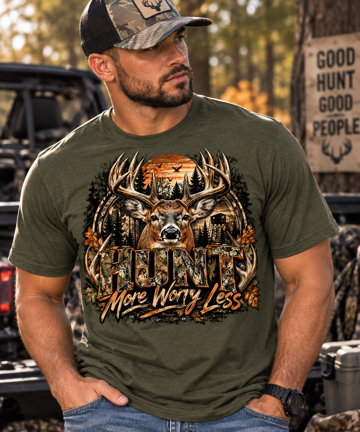 Hunt more worry less