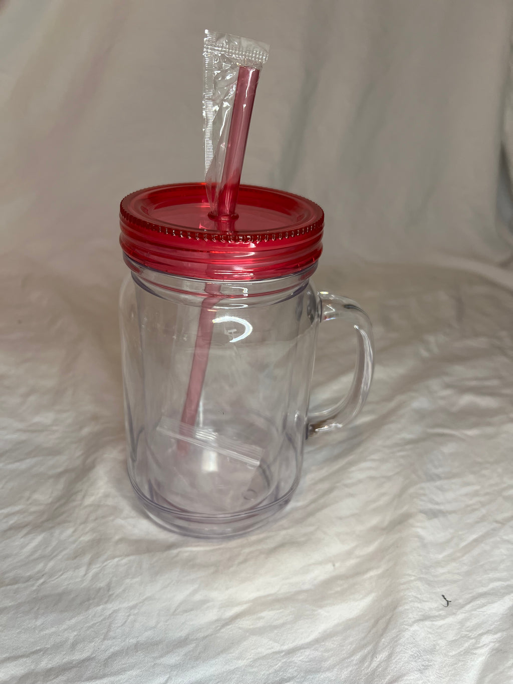Mason Jar w/ Handle(SnowGlobe)