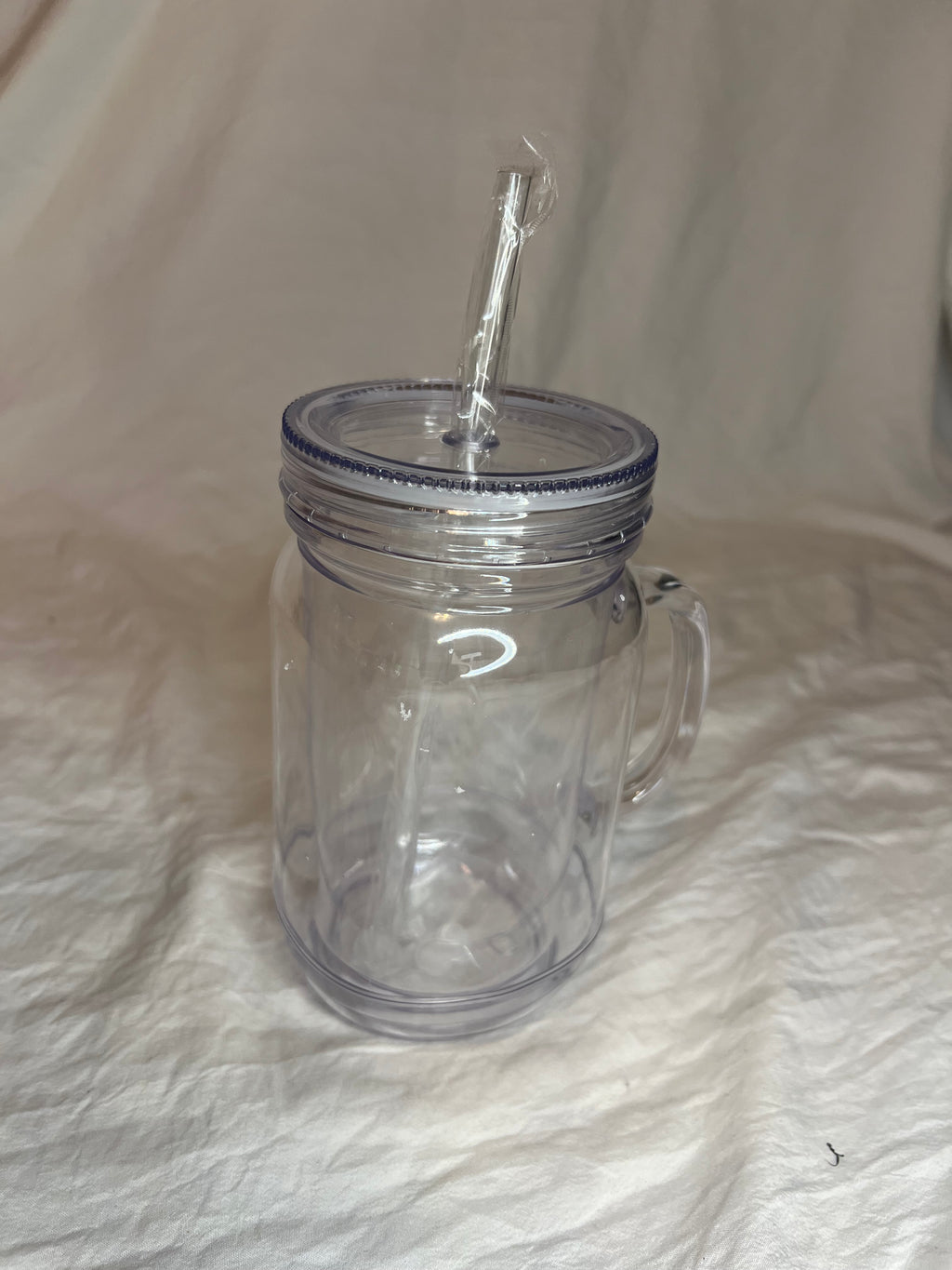 Mason Jar w/ Handle(SnowGlobe)