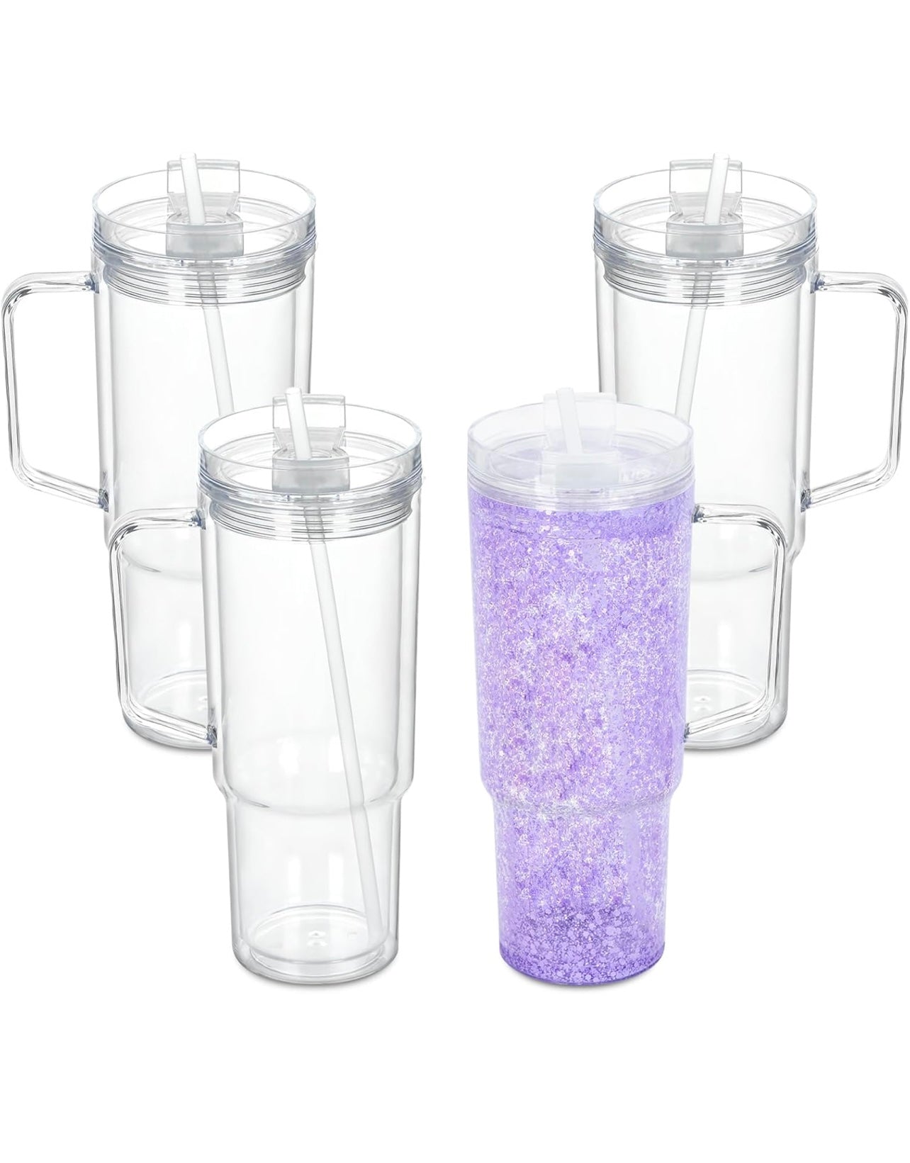 40oz Acrylic Snowglobe Cup