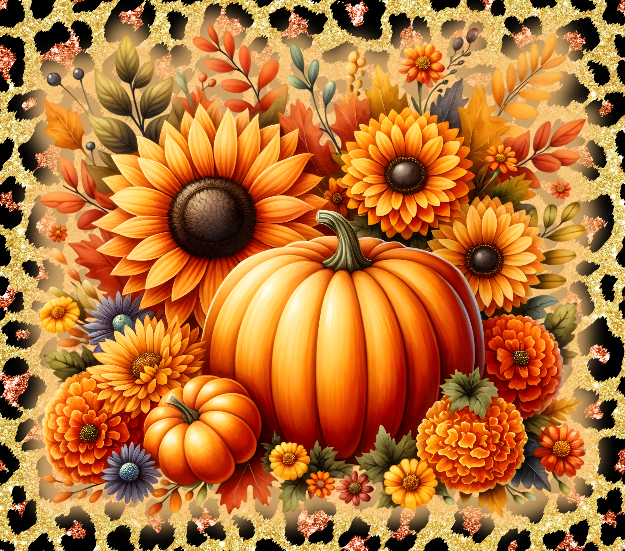 Cheetah Pumpkin