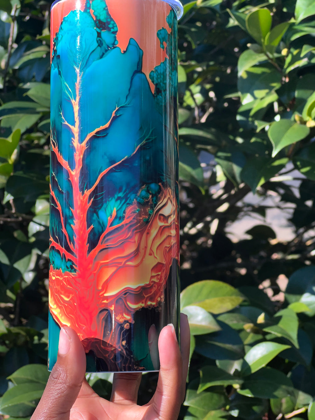 Orange and Green