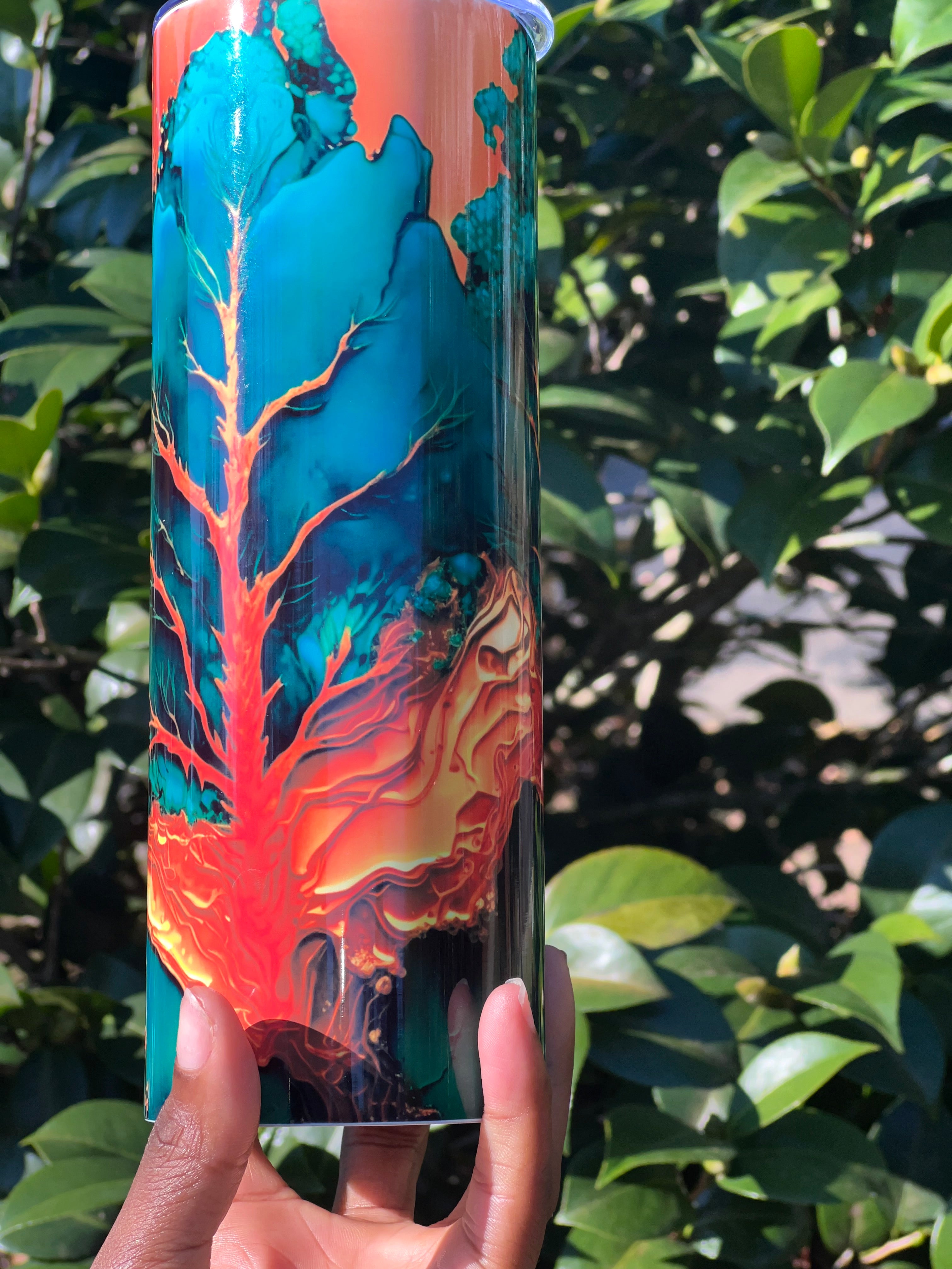 Orange and Green